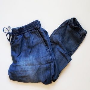 🍂 | Denim Parachute Pants